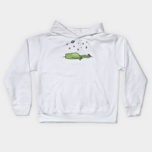 Frog under stars Kids Hoodie